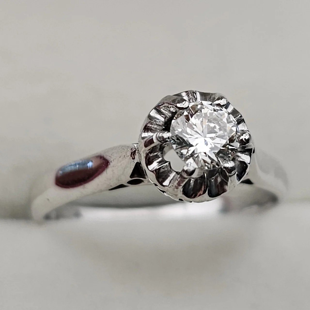 Кольцо Deimantas 109881914 17р 2,93гр 0,31ct, купить,NaN