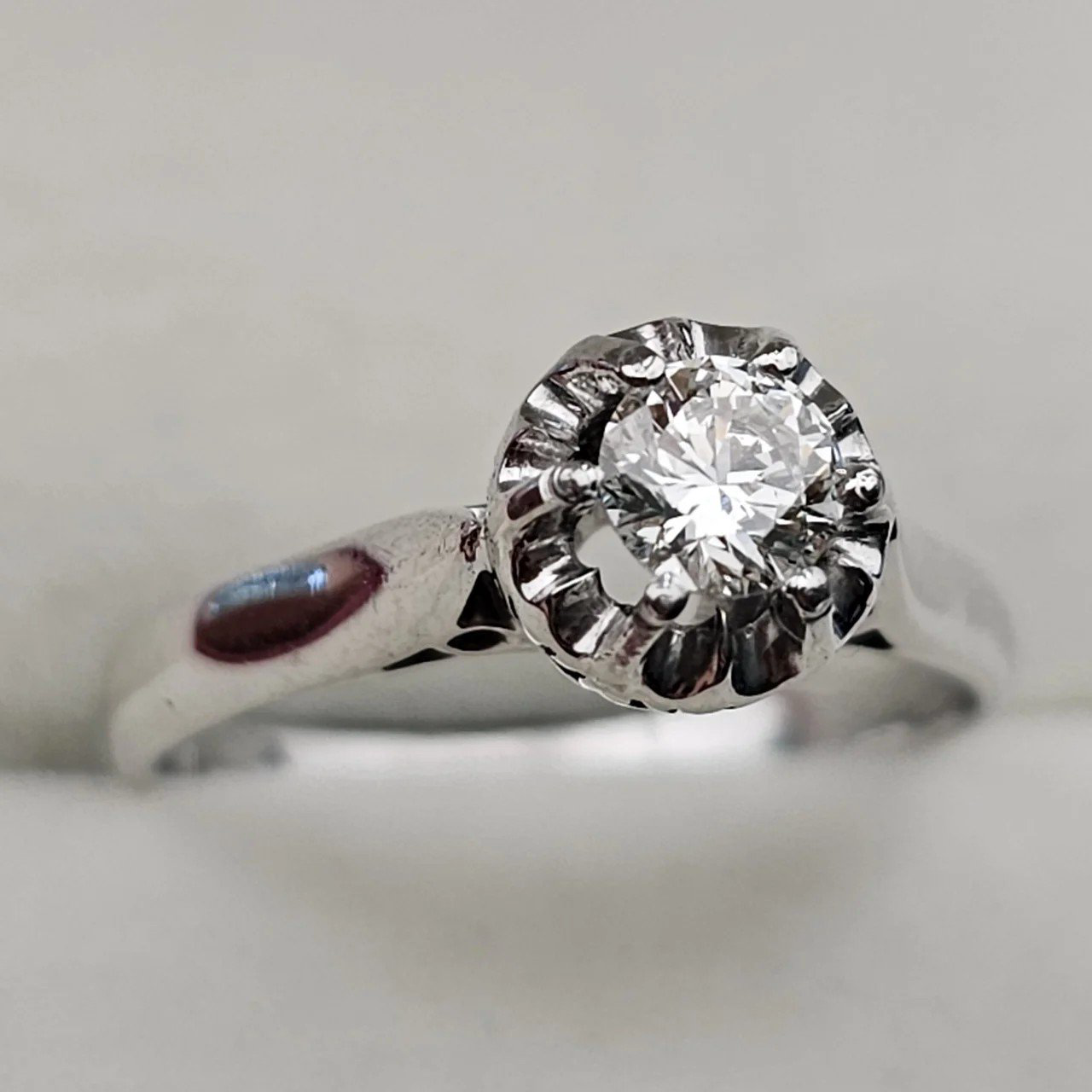Кольцо Deimantas 109881914 17р 2,93гр 0,31ct, купить,NaN
