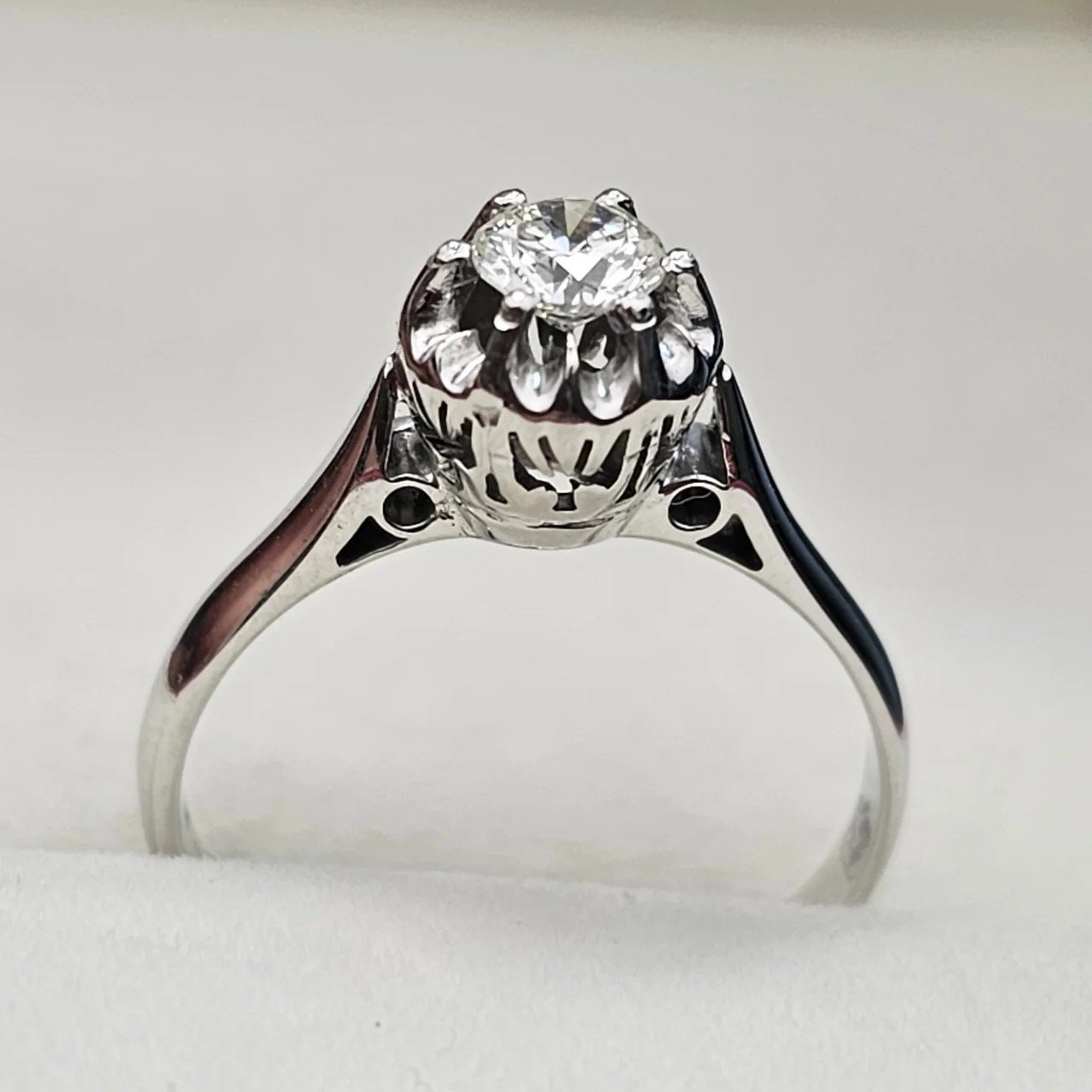 Кольцо Deimantas 109881914 17р 2,93гр 0,31ct, купить,NaN
