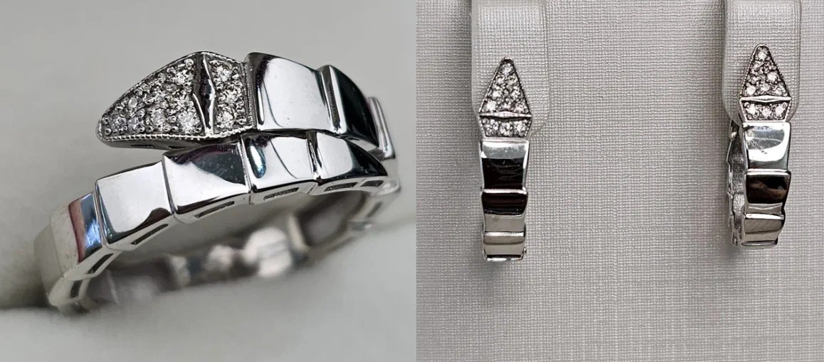 Комплект Deimantas 109858510 17,5р 0,088ct 0,176ct. купить,NaN