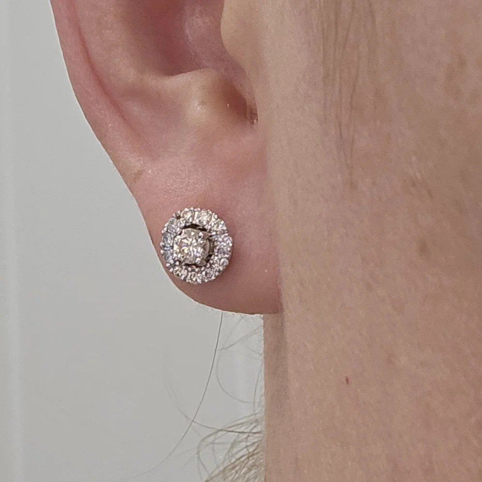 Серьги Deimantas 109892390 4,03гр 1,19ct. купить,NaN