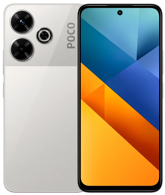 Смартфон Xiaomi Poco M6 4G 8/256GB Silver купить,NaN