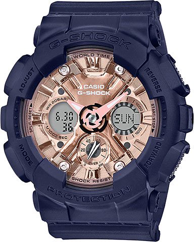 Часы Casio GMA-S120MF-2A2ER темно-синие купить,NaN