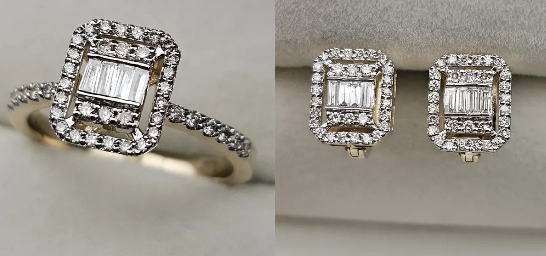 Комплект Deimantas 109955812 16,5р 0,35ct 0,52ct. купить,NaN
