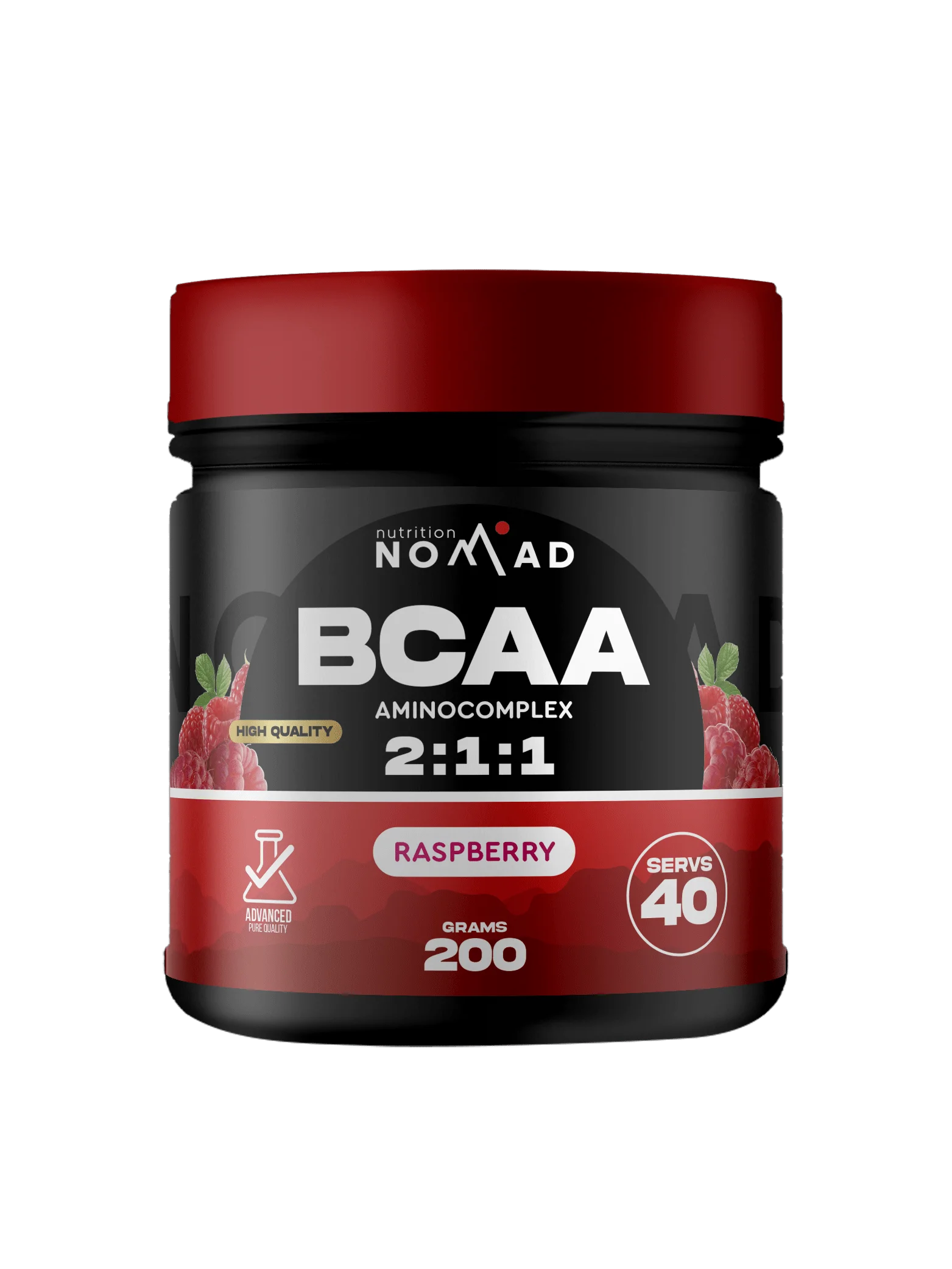 BCAA 2:1:1 Nomad Nutrition малина 200 гр
