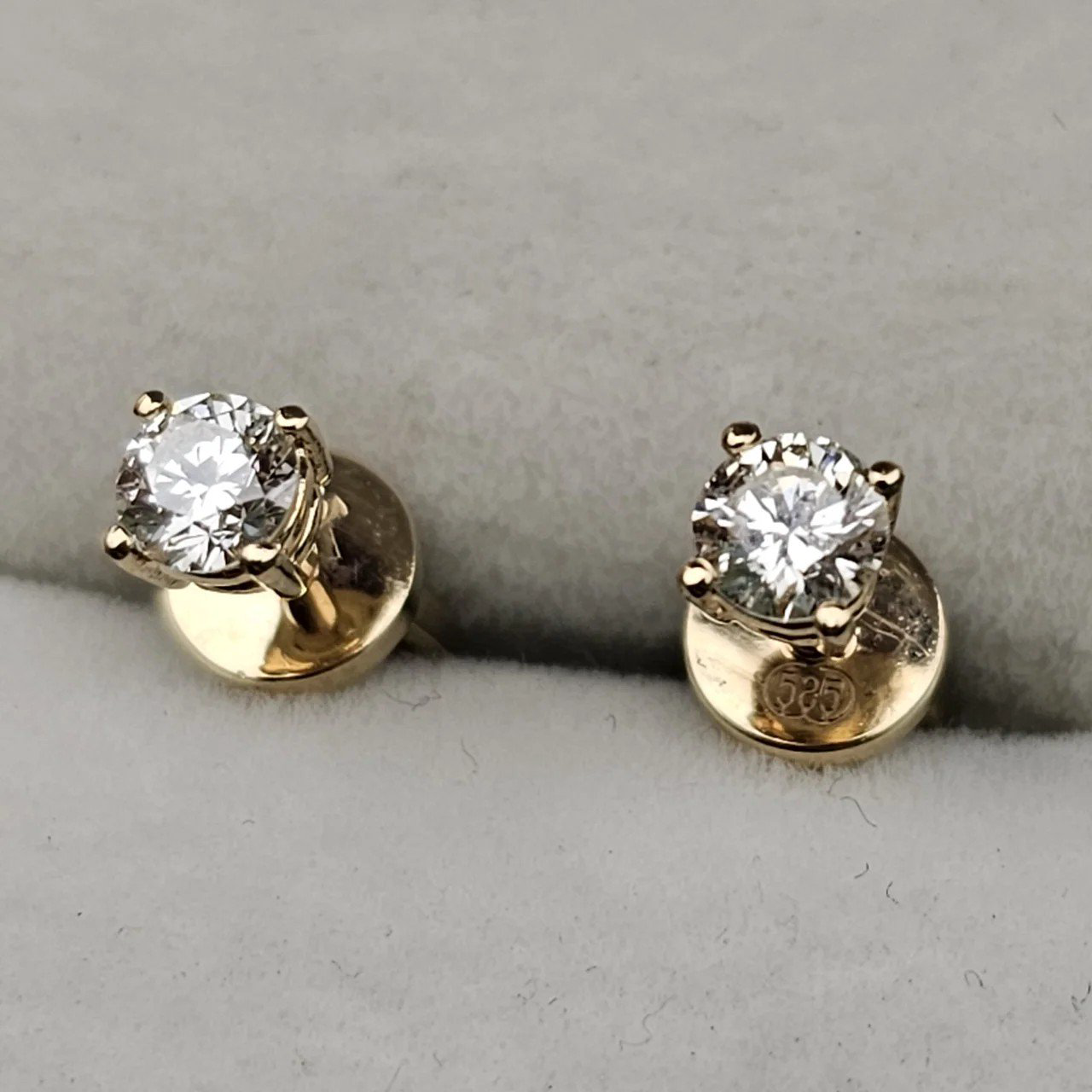 Серьги Deimantas 109892572 1,24гр 0,34ct. купить,NaN