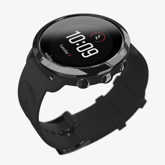 Умные часы Suunto 3 Fitness all black черные купить,NaN