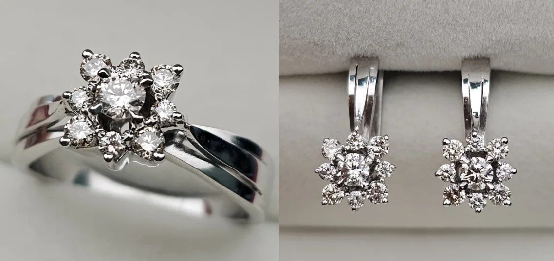 Комплект Deimantas 109955668 18р 0,50ct 1,00ct. купить,NaN