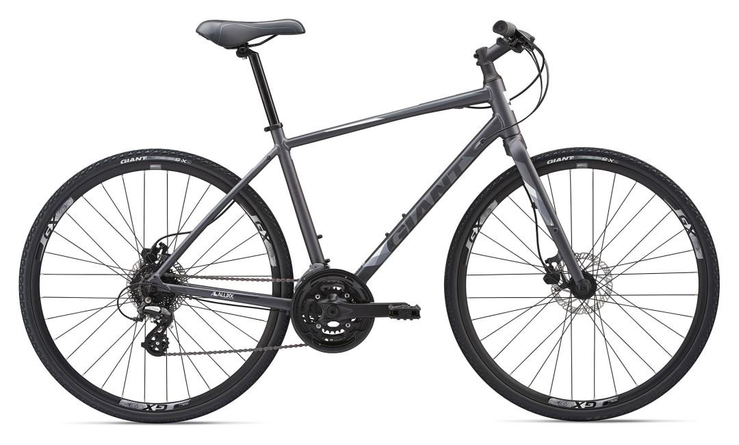 Велосипед Giant Escape 2 Disc 2019 S 14 charcoal чёрный купить,NaN
