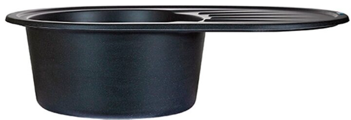 Кухонная мойка Granula Standart ST-7601 76х50х20см черный купить,NaN