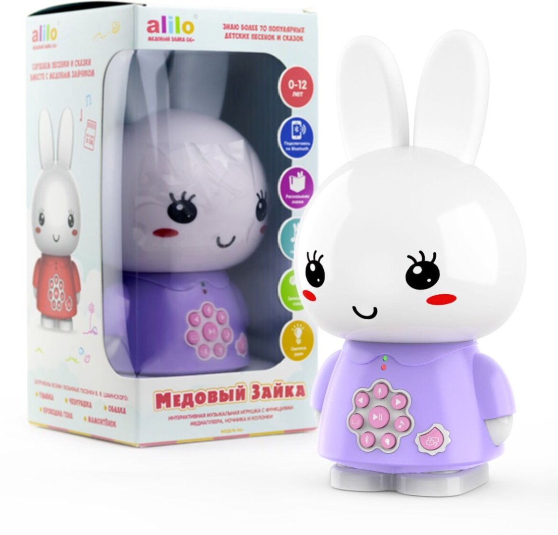 Музыкальная игрушка Alilo Медовый зайка G6+ 60963 купить,NaN