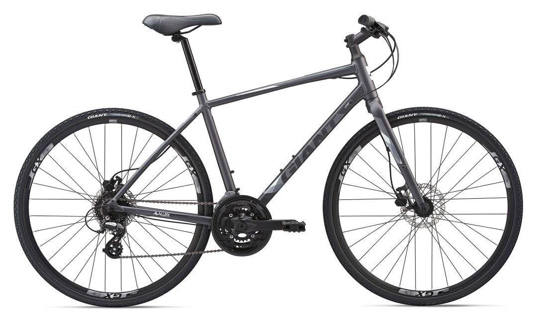 Велосипед Giant Escape 2 Disc 2019 XL 17 charcoal чёрный купить,NaN