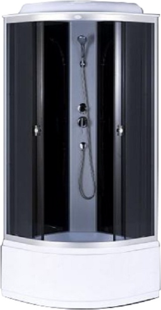 Душевая кабина Kabinka.kz Дана-870 B 90х90х210см черный купить,NaN