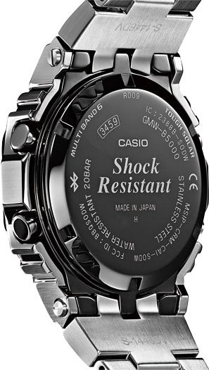 Часы Casio GMW-B5000D-1E серебристые  купить,NaN