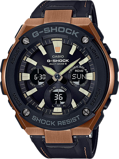Часы Casio GST-W120L-1A  черные  купить,NaN