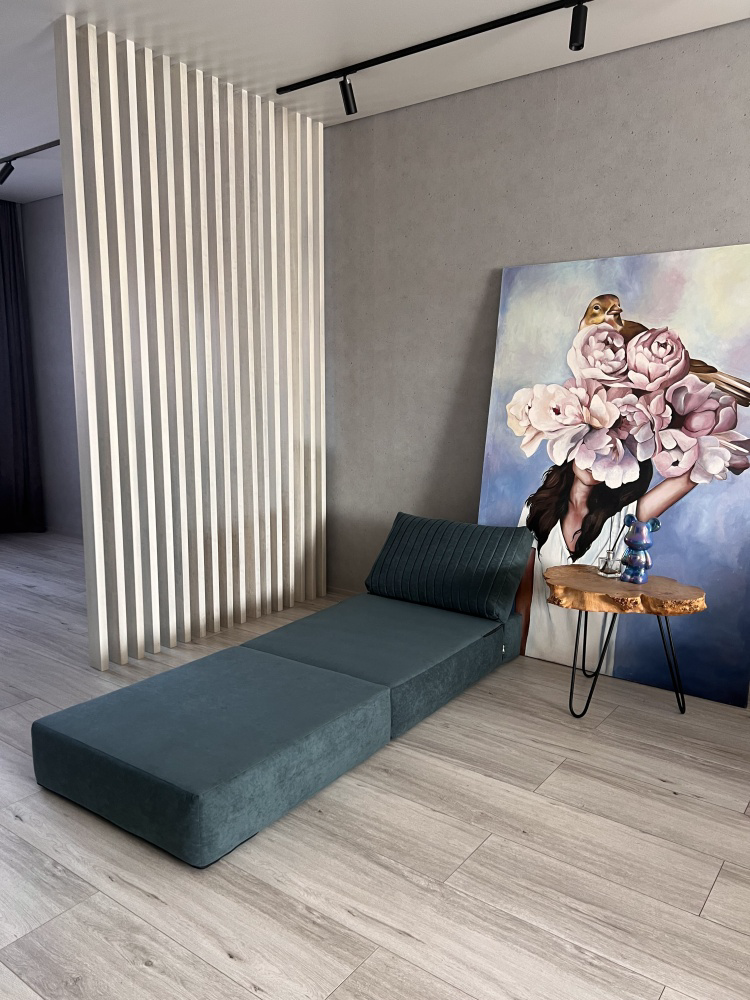 Кресло бескаркасное Prestige Mebel 09 бирюзовый купить,NaN