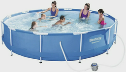 Бассейн каркасный Bestway Power Steel Frame 56416 366 см синий