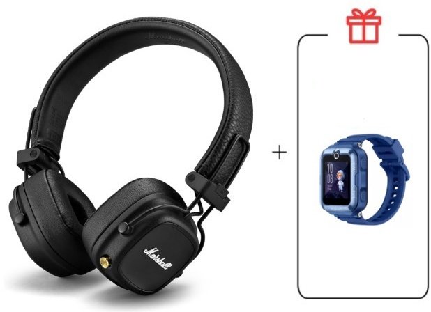 Наушники Marshall Major IV + Huawei Watch Kids 4 Pro синий черный купить,NaN
