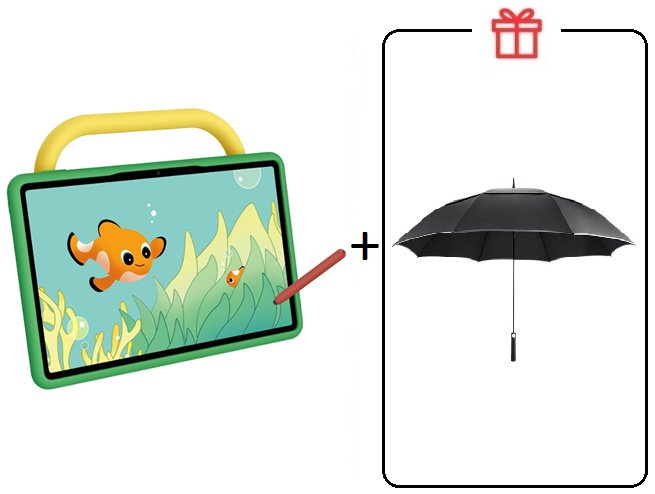 Планшет Huawei MatePad SE Kids Edition 11 дюйм 4 Гб/128 Гб зеленый + подарок