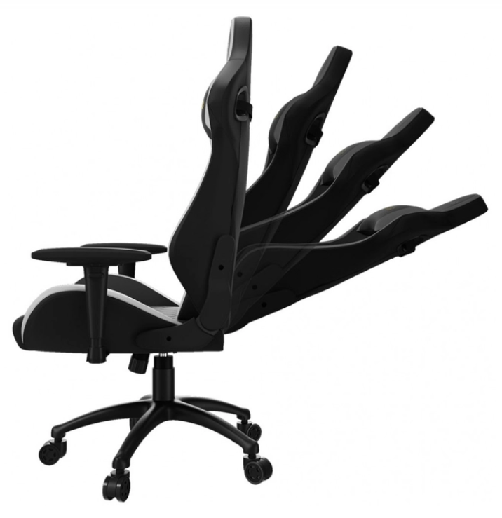 Кресло игровое Gamdias Zelus M2 Weave ZELUS M2 Weave L BG Black Grey серо-черное