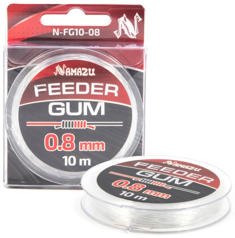 Фидергам Namazu Feeder Gum d0.8мм 10м