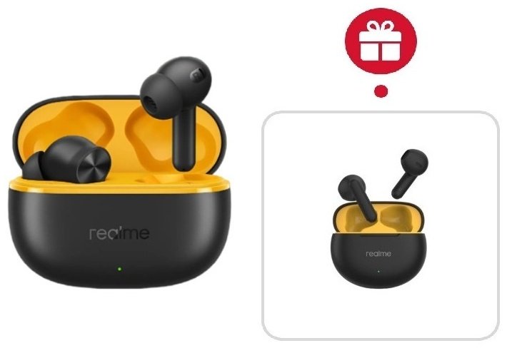 Наушники Realme T200 lite + Realme T01 черный купить,NaN
