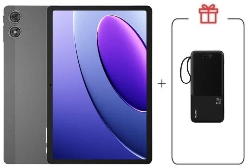 Планшет TECNO MEGAPAD 10.1 дюйм 4 Гб/256 Гб серый + подарок