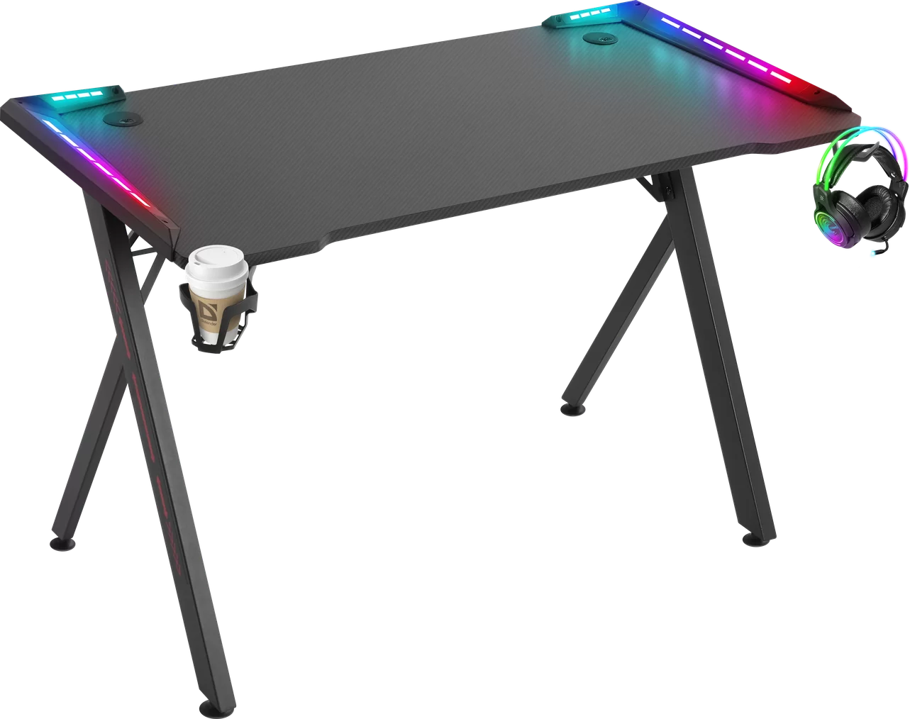Стол компьютерный Defender Extreme RGB черный купить,NaN