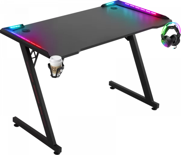 Стол компьютерный Defender Jupiter RGB черный