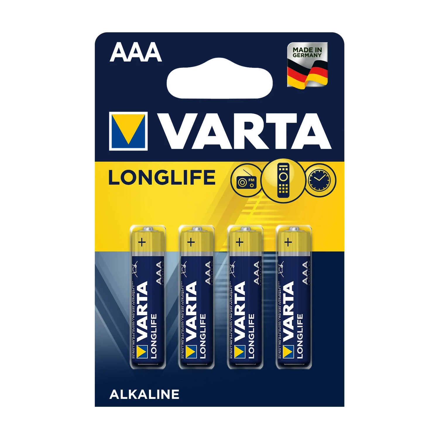 Батарейки Varta Longlife Micro AAA 1.5Vх4 