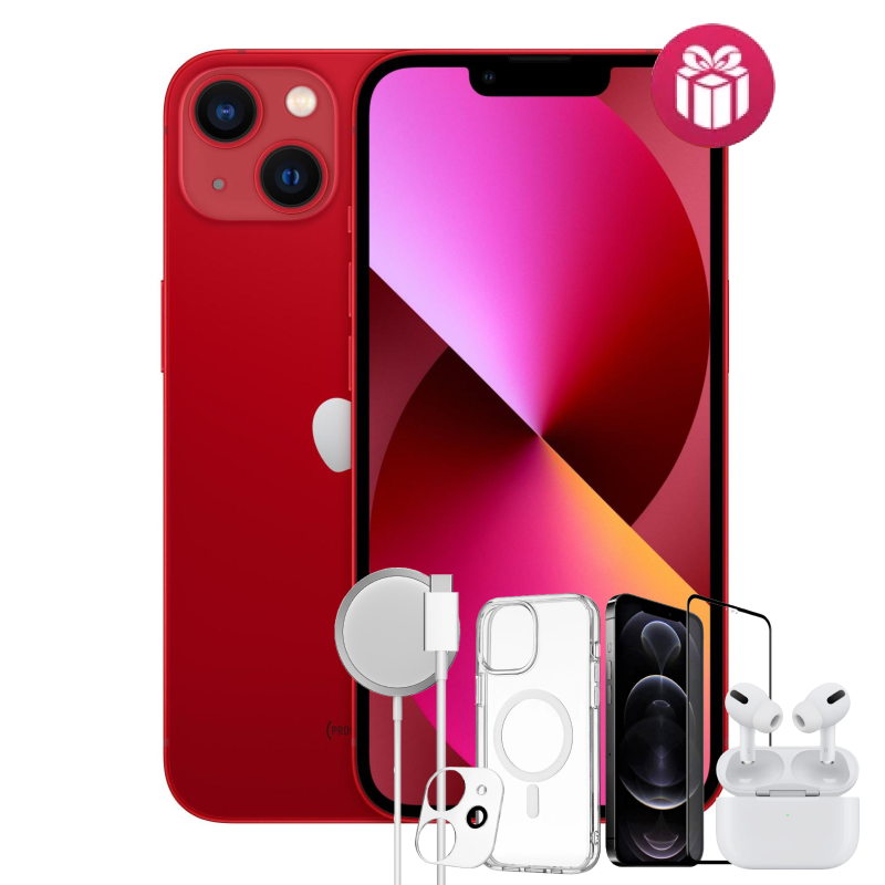 Смартфон Apple iPhone 13 512GB Red + акция AirPods и 4 подарка купить,399990
