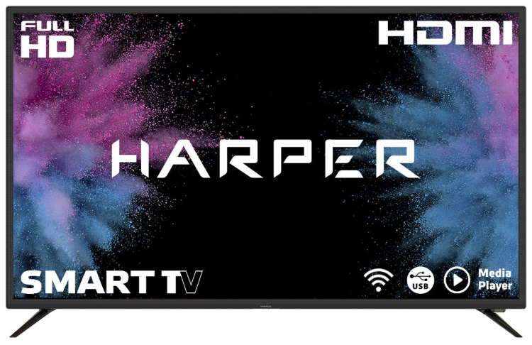 Телевизор Harper 43" 43F690TS LED Full HD Black купить,NaN