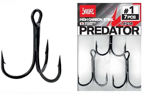 Крючки для рыбалки Lucky John Predator LJH234 004 8шт