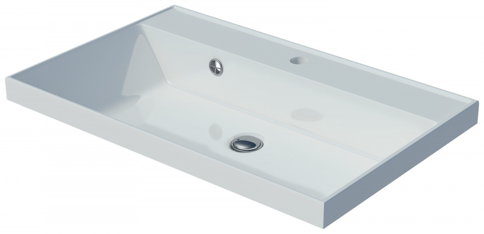 Умывальник Madera Classica 80 80x45x16см белый