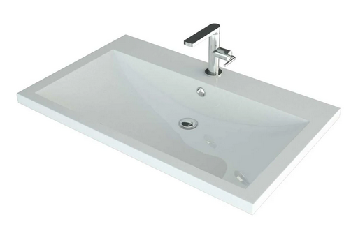 Раковина Madera Alice 75x48x13.3см белый
