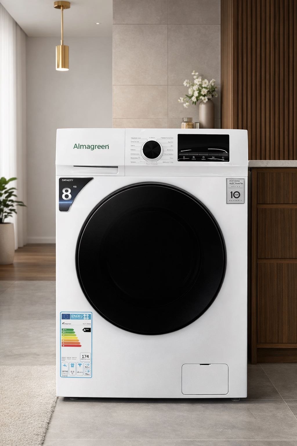 Стиральная машина Almagreen AG-F1-08WD белый купить,NaN