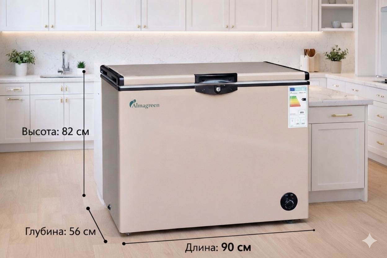 Морозильник Almagreen BDBC 217 217 л золотистый купить,NaN