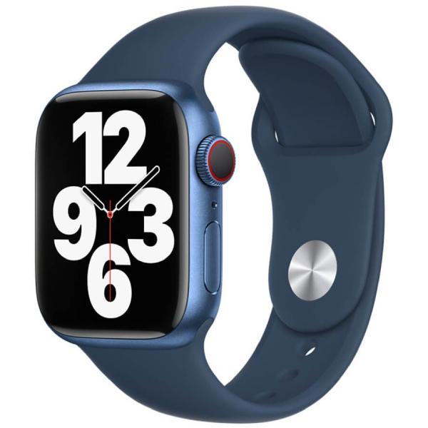 Ремешок Apple для Apple Watch 45mm MKUW3ZM/A Sport Band синяя бездна