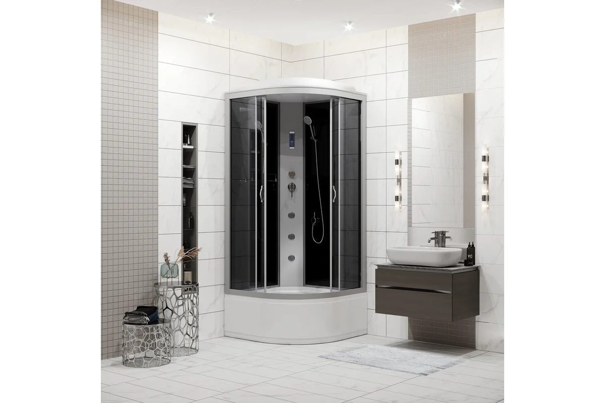 Душевая кабина Niagara NG-2509-14F 100х100х215см купить,NaN