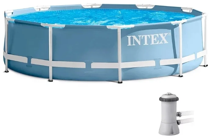 Бассейн каркасный Intex Prism Frame 26702 305 см голубой купить,0