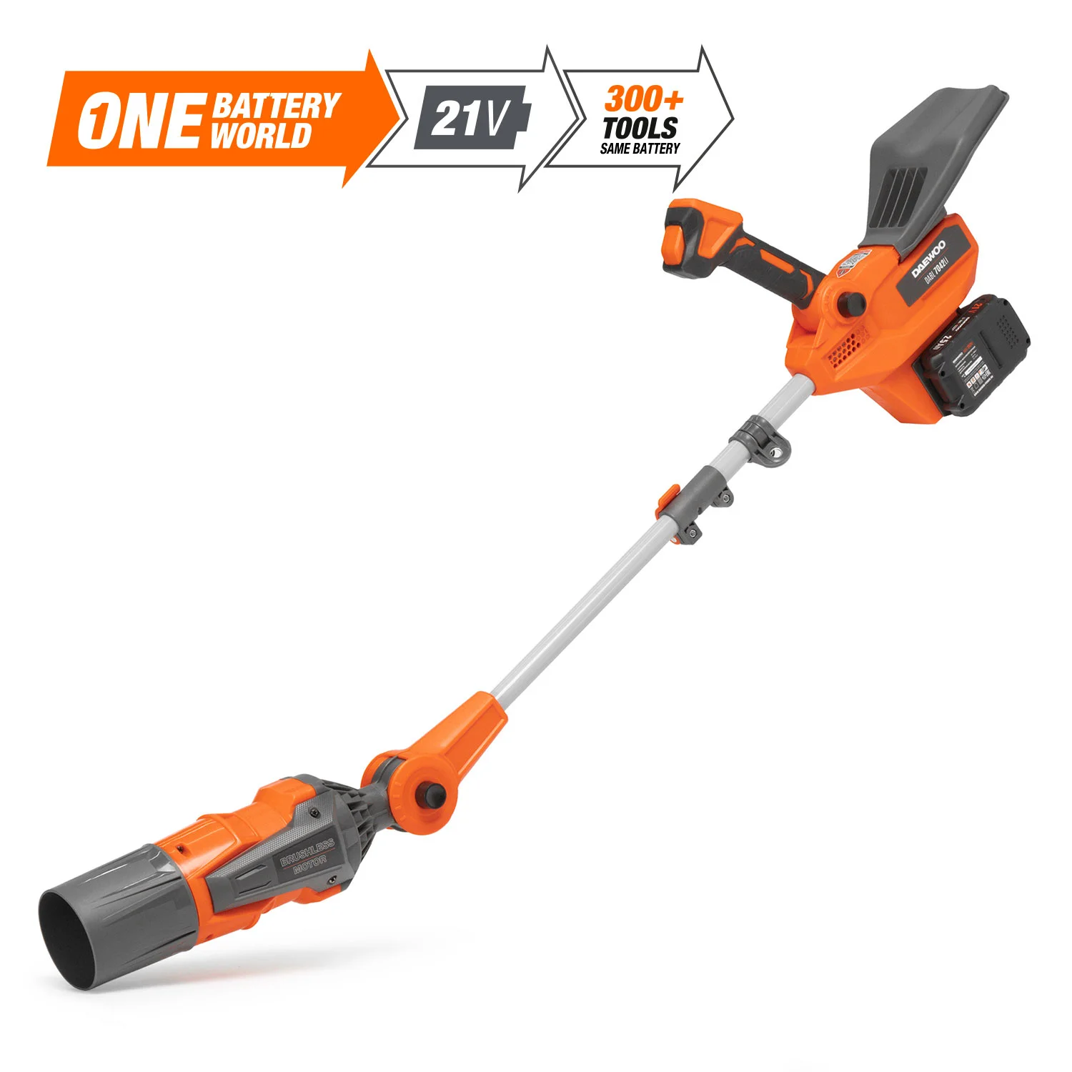 Воздуходувка Daewoo DABL 7042Li SET оранжевая купить,NaN