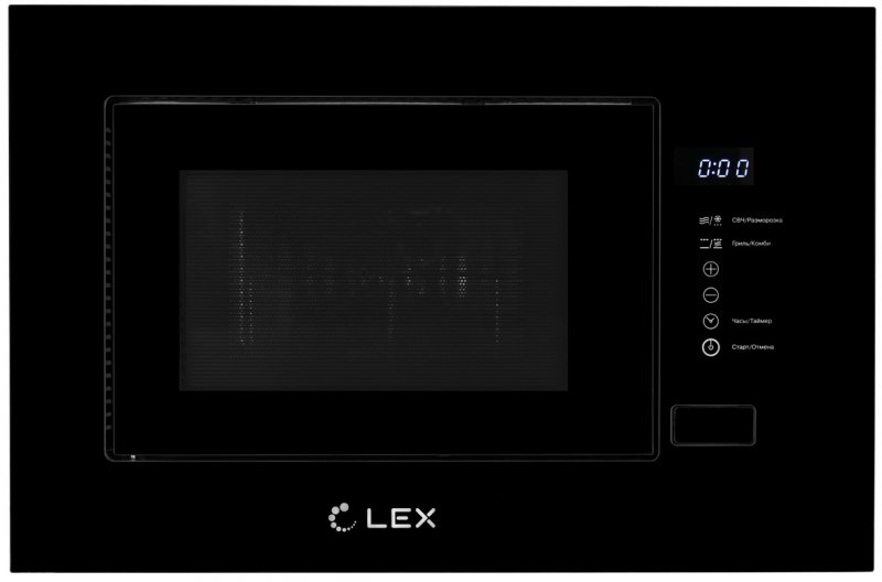 Встраиваемая микроволновая печь Lex Bimo 20.01 черная купить,NaN