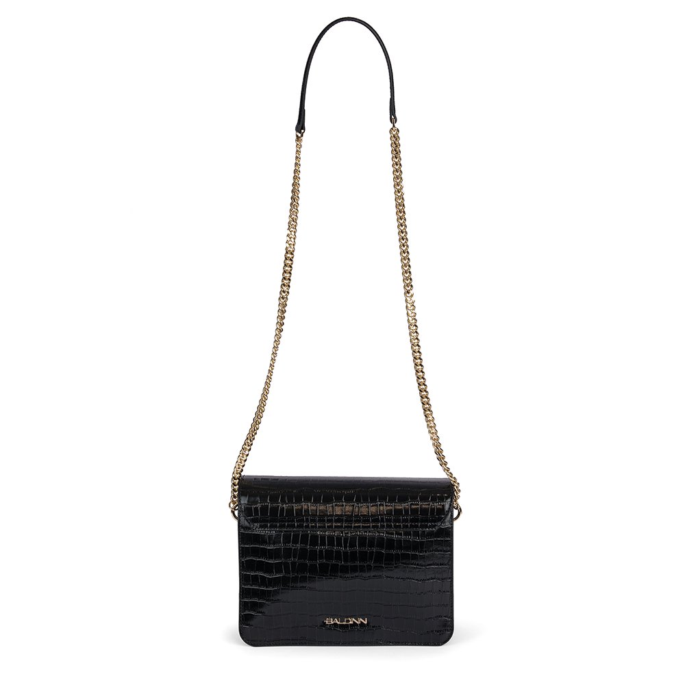 Сумка Baldinini Medium flap bag Caroline G1DPWGA40042999 черная купить,NaN