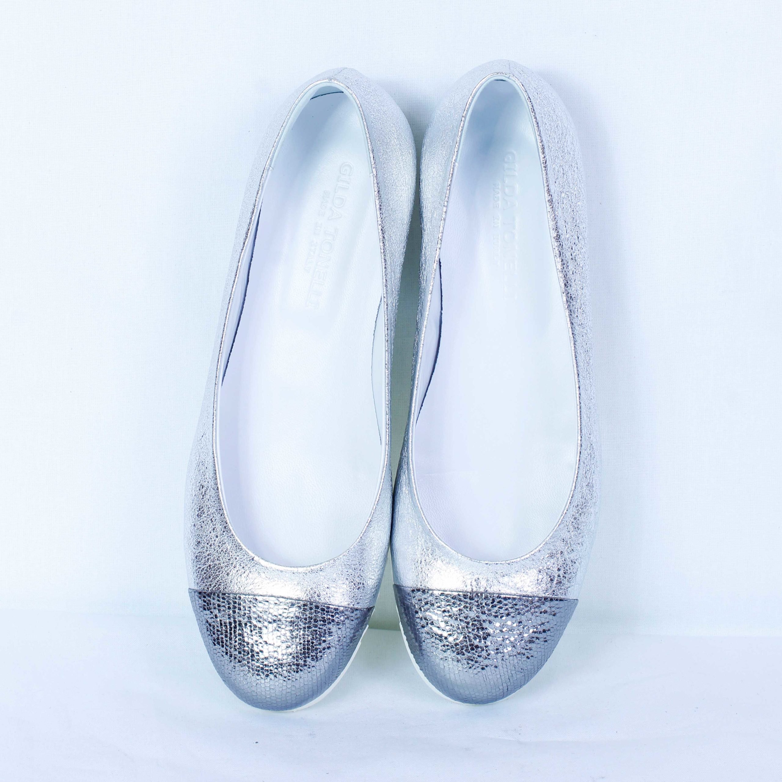 Балетки Gilda Tonelli 741 SGOC.C.FUCILE silver 37.5  купить,NaN