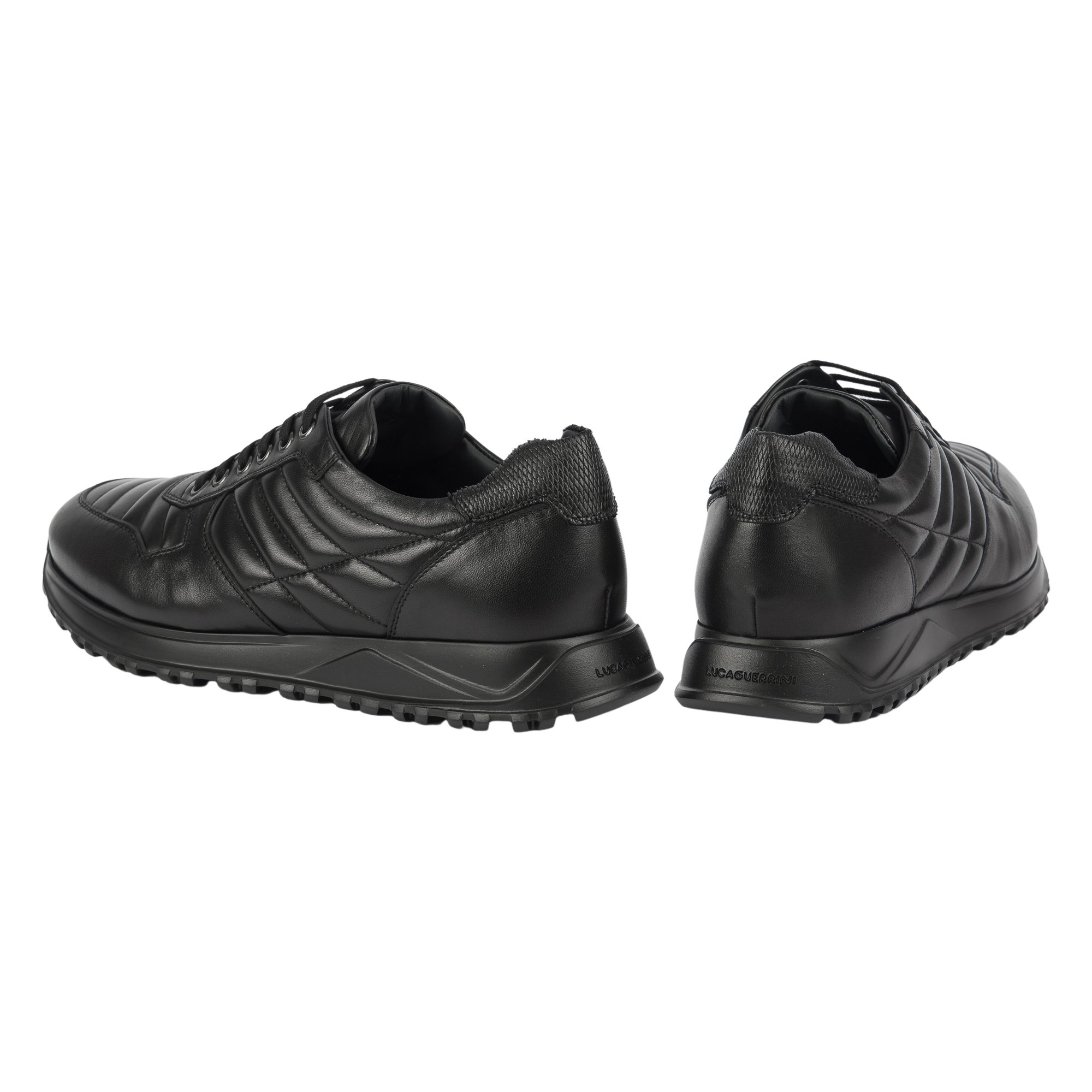 Кроссовки Lucaguerrini Nappa 1116 black 42 купить,NaN