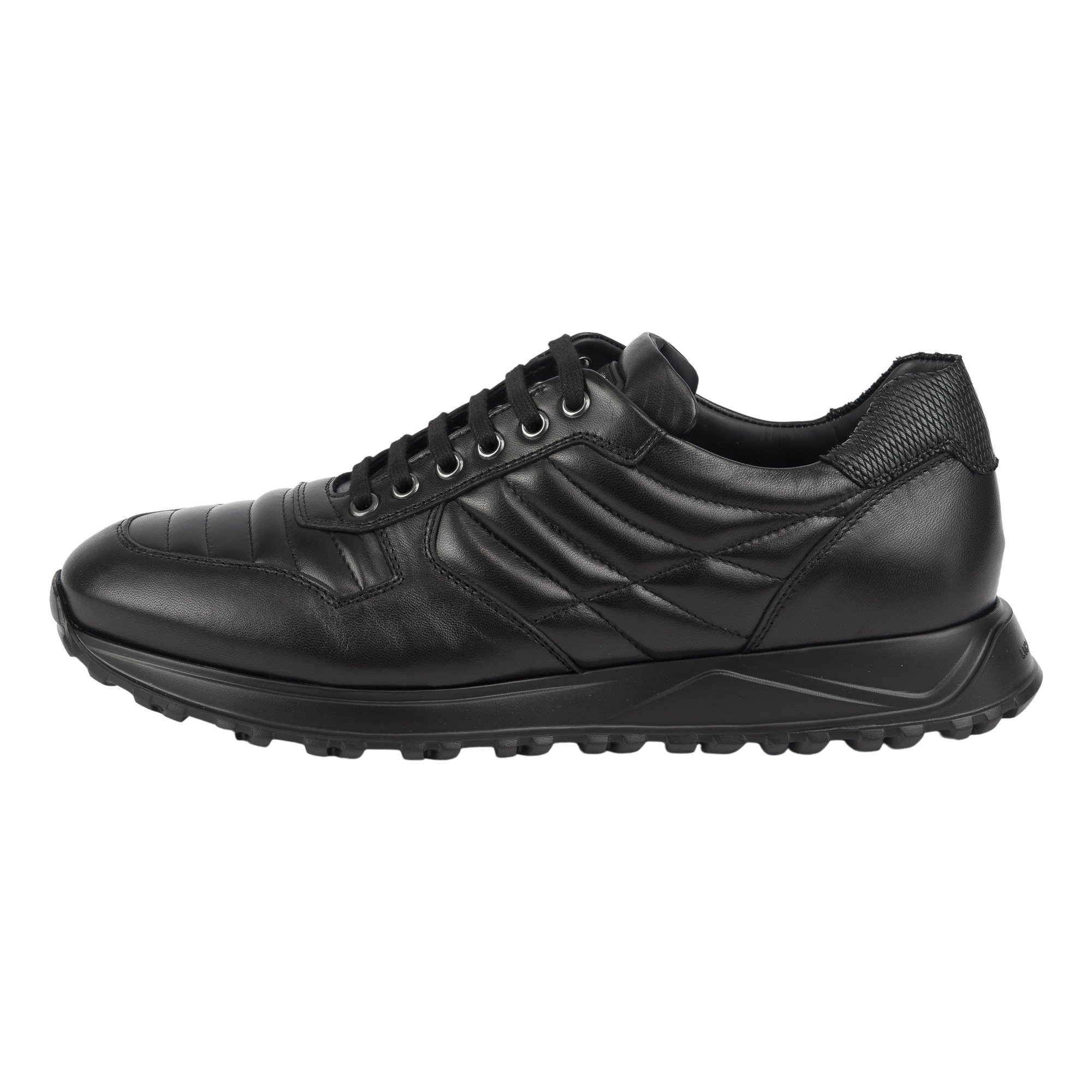Кроссовки Lucaguerrini Nappa 1116 black 42 купить,NaN