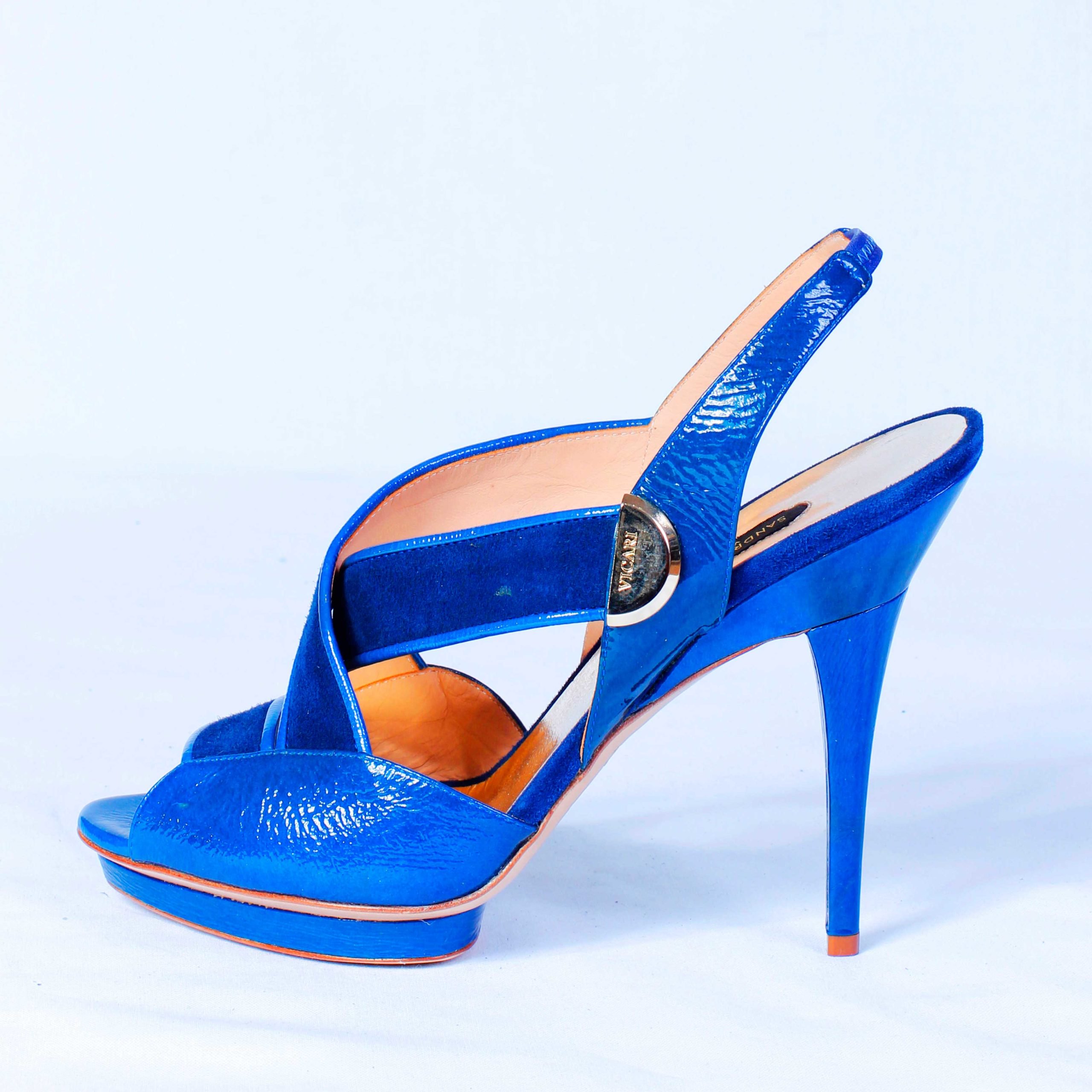 Босоножки Sandro Vicari 7888 6 110 blue 38.5