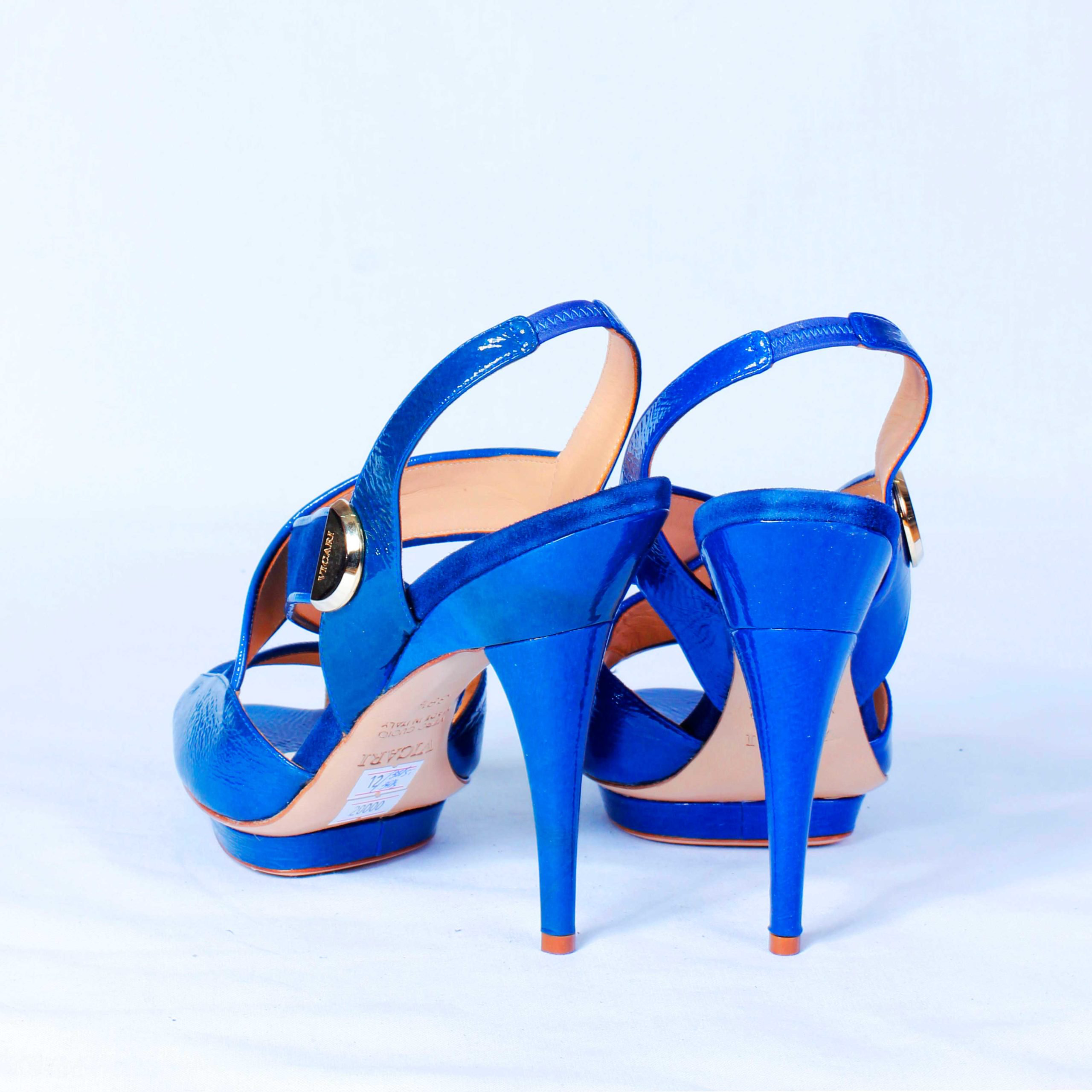 Босоножки Sandro Vicari 7888 6 110 blue 38.5 купить,NaN