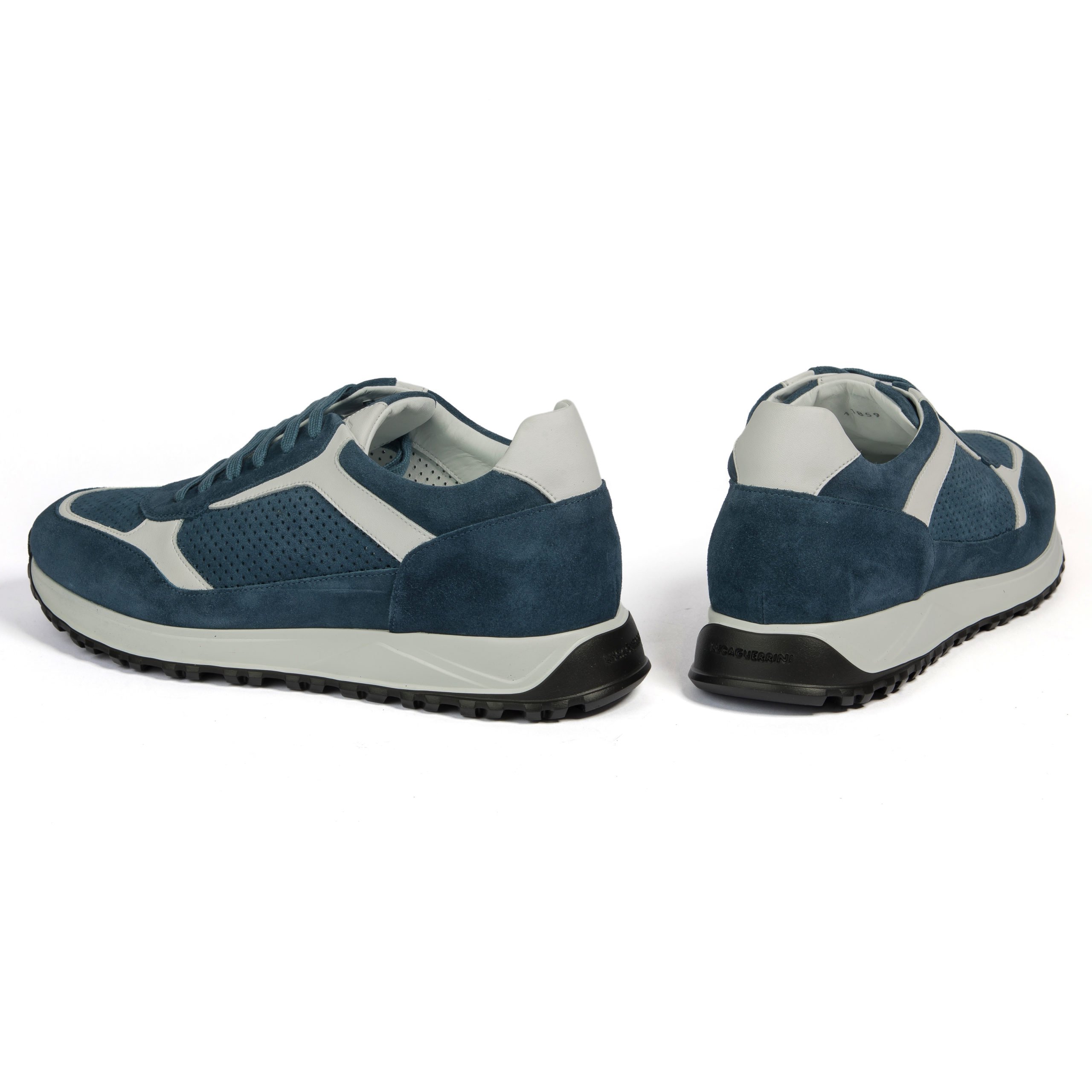 Кроссовки Lucaguerrini Leon Bardo Bianco 11859 indigo 39.5 купить,NaN