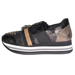 Слипоны Baldan 2909 black-golden 38